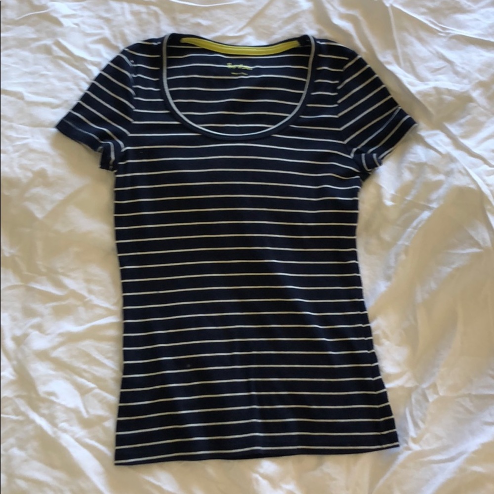 BODEN SHIRT NAVY WHITE STRIPED US SIZE 2
